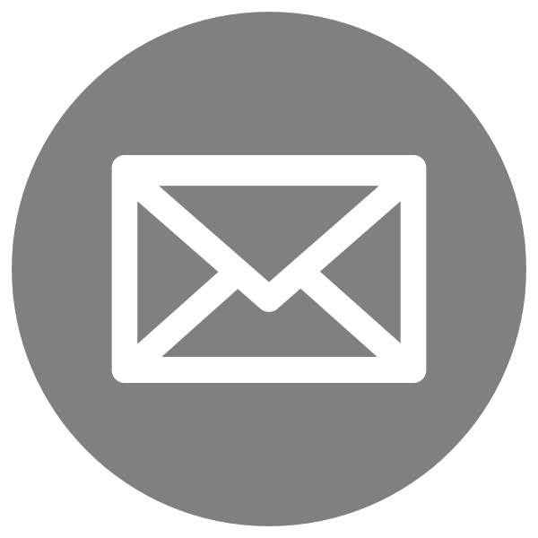 mail icon grey